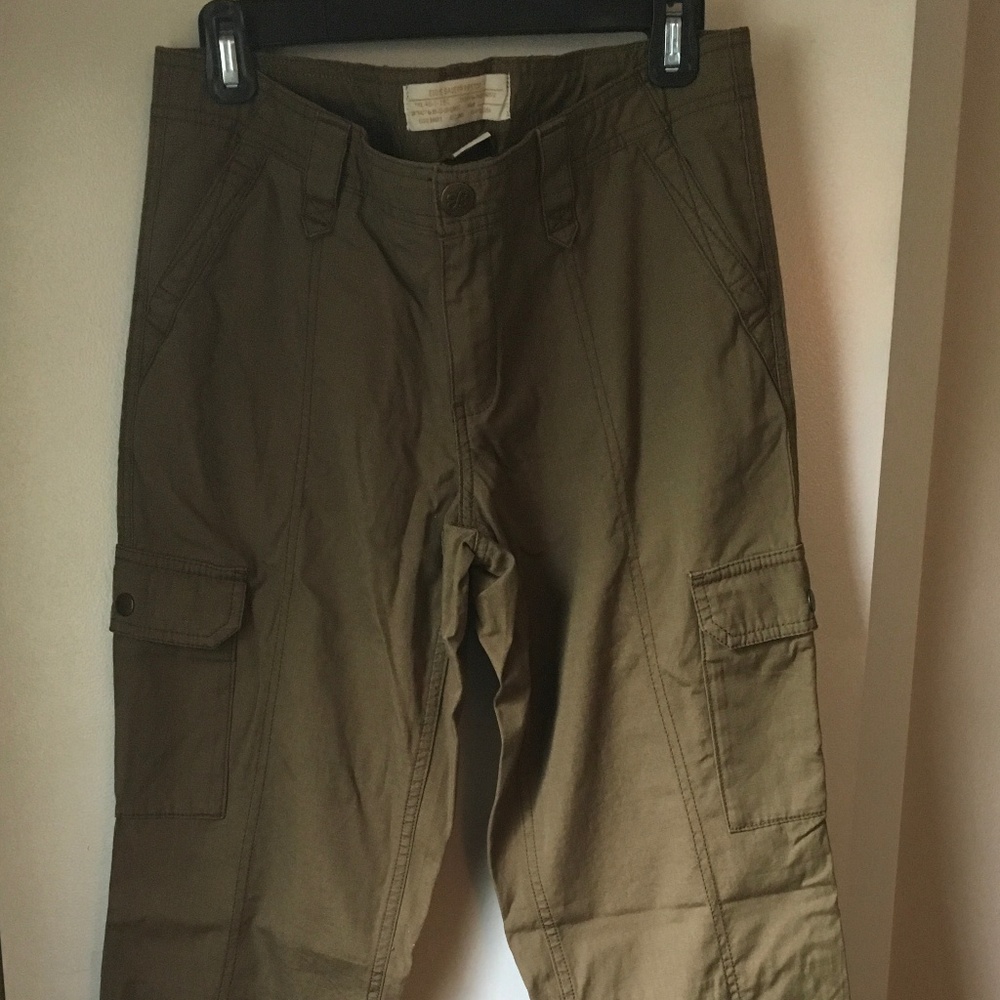 Eddie Bauer "Ripstop" long cargo pants, brown